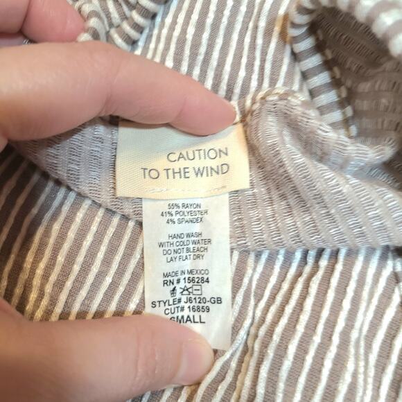 Caution To The Wind Dress Rayon Blend Super Soft Made In Mexico Size Small - Picture 3 of 5